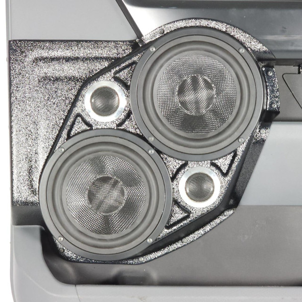 DOWN4SOUND PODS DOWN4SOUND Dual 6.5" and Dual Tweeter Speaker Pods for the Front Door of a 21-24 Ford F-150-Ford F-250 F-350