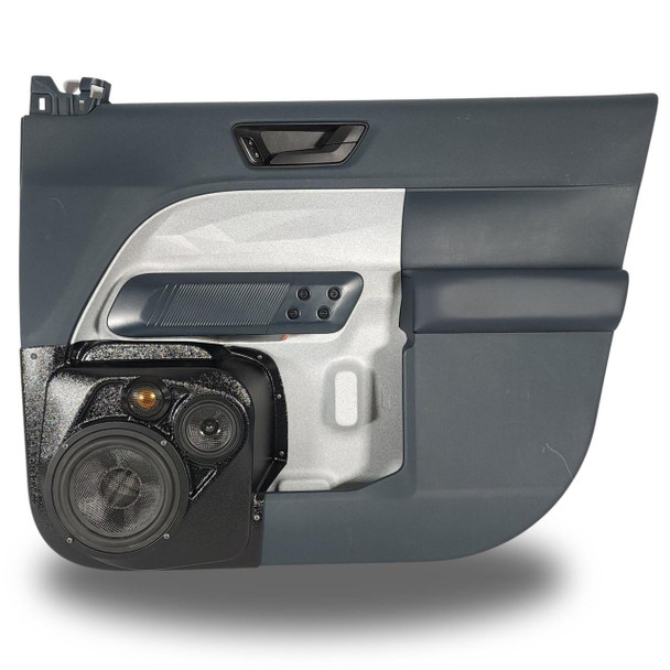 DOWN4SOUND PODS DOWN4SOUND Single 6.5" and Single 3.5" and Single Tweeter Speaker Pods for the Front Door of a 22-24 Ford Maverick