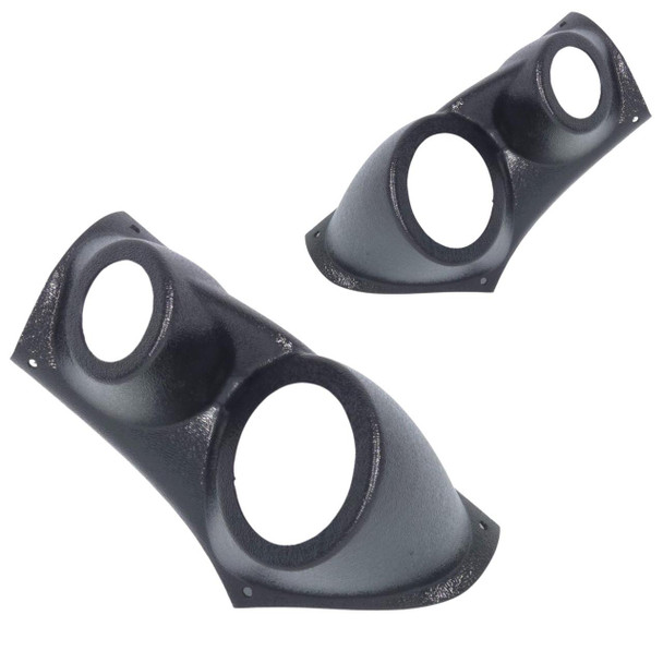 DOWN4SOUND PODS DOWN4SOUND Single 3.5" + Single 2" Lower A-Pillar Speaker Pods for the 2022-2025 Hyundai Santa Cruz