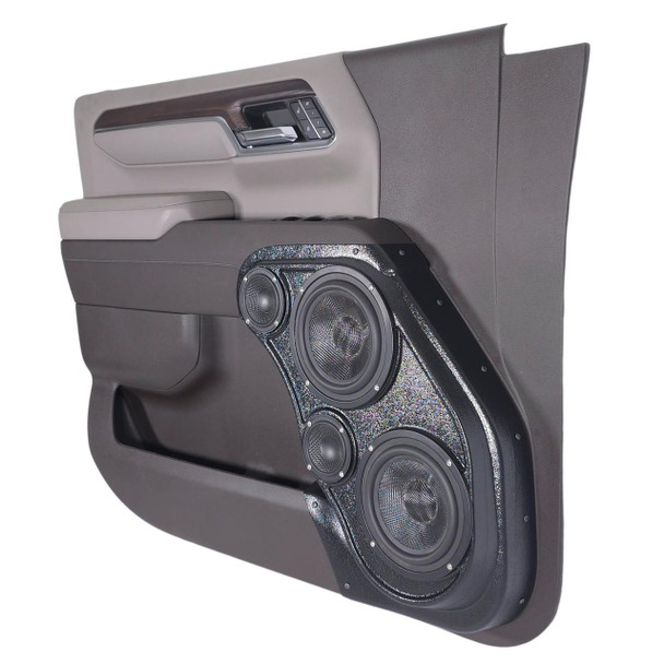 DOWN4SOUND PODS DOWN4SOUND Dual 6.5", Dual 3.5" Speaker Pods for the Front Door of a 23-25 Chevrolet Silverado-GMC Sierra