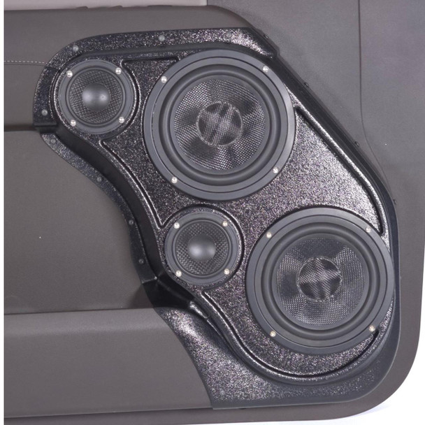 DOWN4SOUND PODS DOWN4SOUND Dual 6.5", Dual 3.5" Speaker Pods for the Front Door of a 23-25 Chevrolet Silverado-GMC Sierra