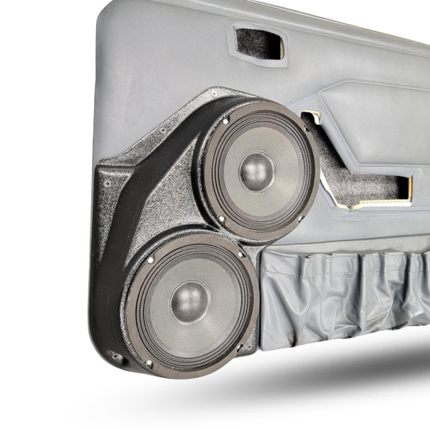 DOWN4SOUND PODS DOWN4SOUND Dual 6.5" Speaker Pods for the Front Door of a 87-93 Ford Mustang
