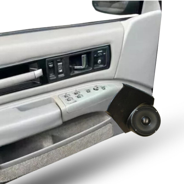 DOWN4SOUND PODS DOWN4SOUND Angled Single 6.5" Speaker Pods for the Front Door of a 92-96 Chevrolet Caprice-Chevrolet Impala
