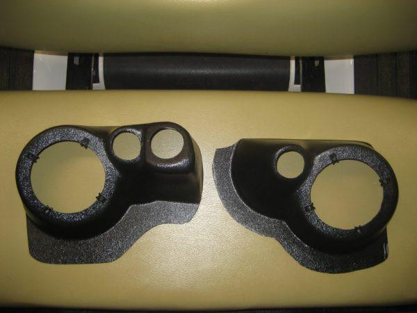 DOWN4SOUND PODS DOWN4SOUND Custom Speaker Pods Brand - 4-Bolt - Single 5.25 in and Single Tweeter Speaker Pods for the Lower Dash of a 93-23 E-Z-Go TXT