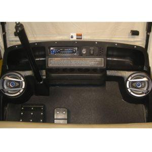 DOWN4SOUND PODS DOWN4SOUND Custom Speaker Pods Brand - 3-Bolt - Single 6.5" Speaker Pods for the Lower Dash of a 93-23 E-Z-Go TXT