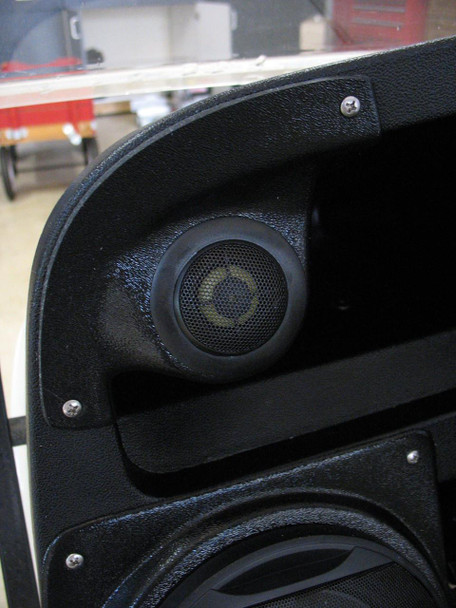 DOWN4SOUND PODS DOWN4SOUND Custom Speaker Pods Brand -Single Tweeter Speaker Pods for the Upper Dash of a 93-23 E-Z-Go TXT