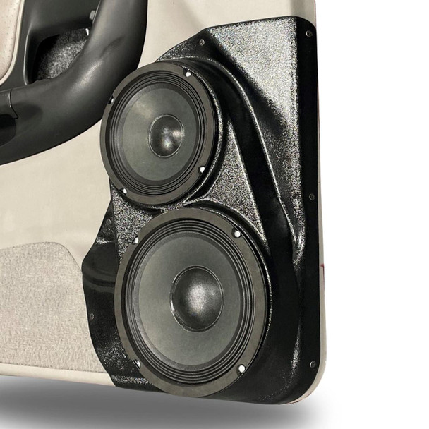 DOWN4SOUND PODS DOWN4SOUND Single 8" and Single 6.5" Speaker Pods for the Front Door of a 98-12 Ford Ranger & Mazda B-Series Pickup