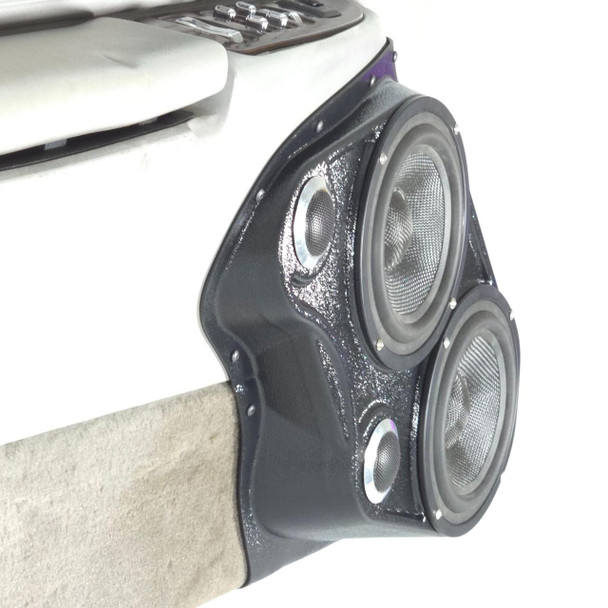 DOWN4SOUND PODS DOWN4SOUND Dual 6.5" and Dual Tweeter Speaker Pods for the Front Door of a 98-02 Lincoln Towncar