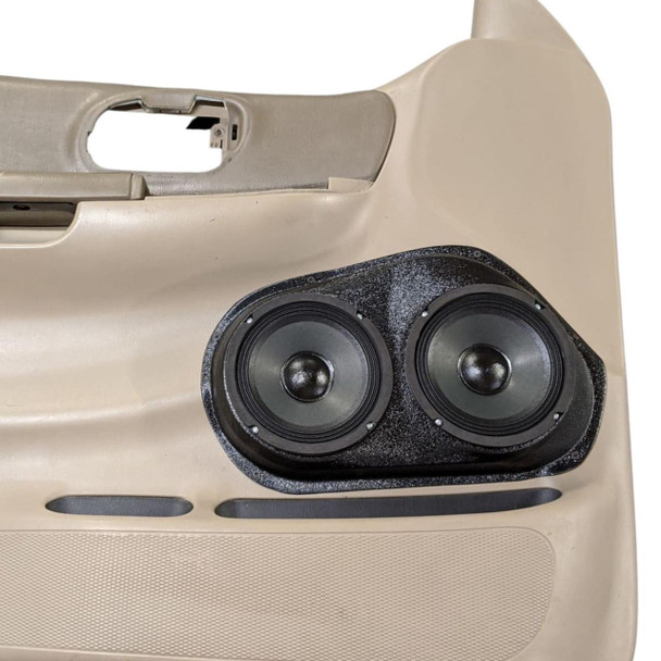 DOWN4SOUND PODS DOWN4SOUND Dual 6.5" Speaker Pods for the Front Door of a 99-03 Ford F-150 Regular/Extended Cab