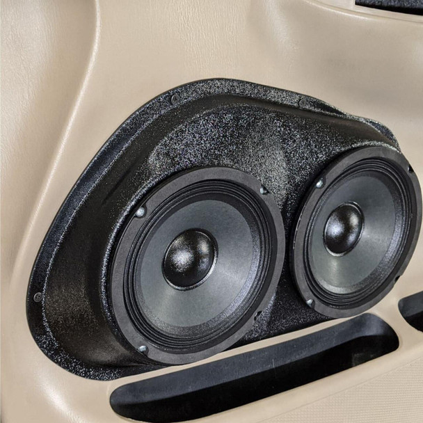 DOWN4SOUND PODS DOWN4SOUND Dual 6.5" Speaker Pods for the Front Door of a 99-03 Ford F-150 Regular/Extended Cab