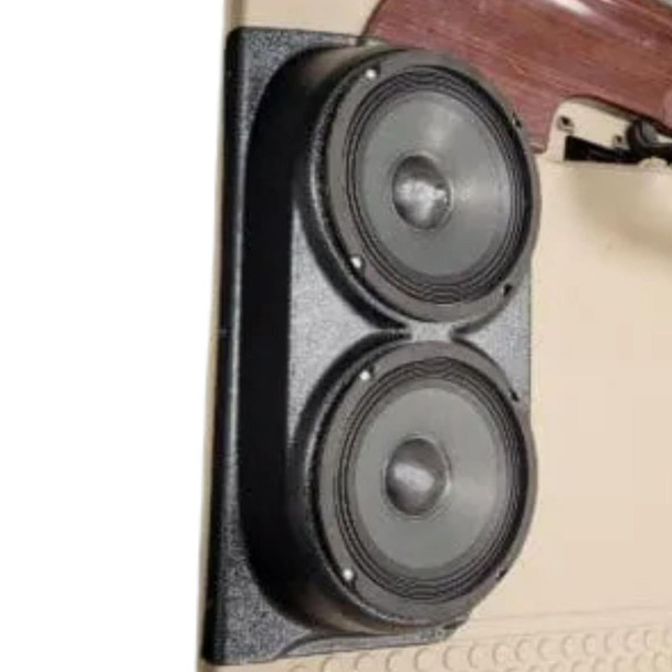 DOWN4SOUND PODS DOWN4SOUND Dual 6.5" Speaker Pods for the Rear Door of a 99-07 Ford F-250 F-350 Crew Cab Smoking