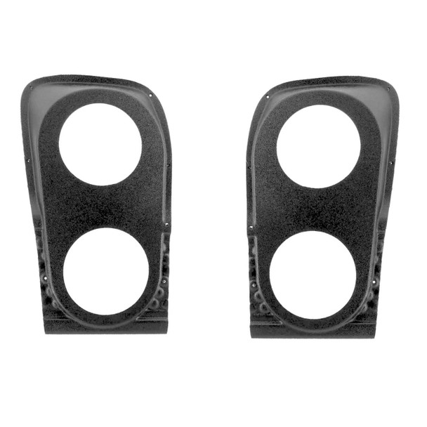DOWN4SOUND PODS DOWN4SOUND Dual 6.5" Speaker Pods for the Rear Door of a 99-07 Ford F-250 F-350 Extended Cab Manual Window