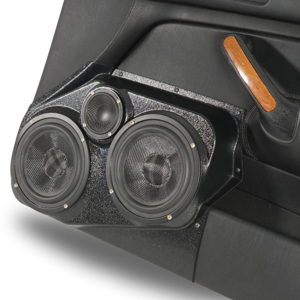 DOWN4SOUND PODS DOWN4SOUND Dual 6.5" and Single 3.5" Speaker Pods for the Front Door of a 99-04 Volkswagen Jetta