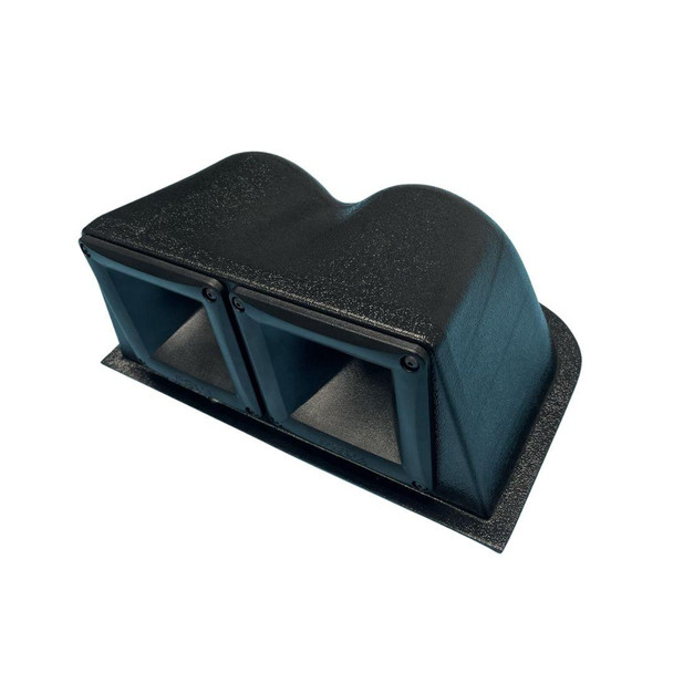 DOWN4SOUND PODS DOWN4SOUND Custom Speaker Pods Brand - Dual 4 in Angled Universal Horn Pods for any flat mounting location