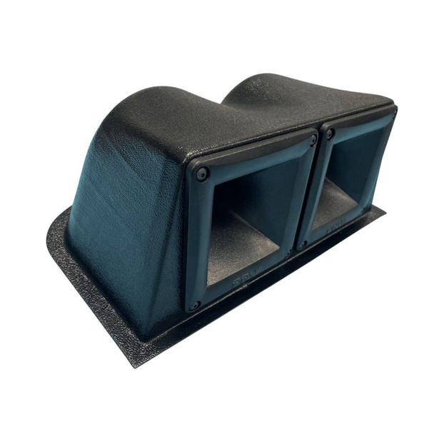 DOWN4SOUND PODS DOWN4SOUND Custom Speaker Pods Brand - Dual 4 in Angled Universal Horn Pods for any flat mounting location