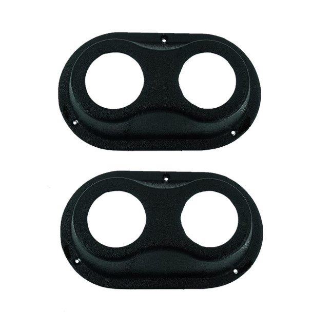 DOWN4SOUND PODS DOWN4SOUND Custom Speaker Pods Brand - Dual Tweeter Universal Flat Speaker Pods for any flat mounting location