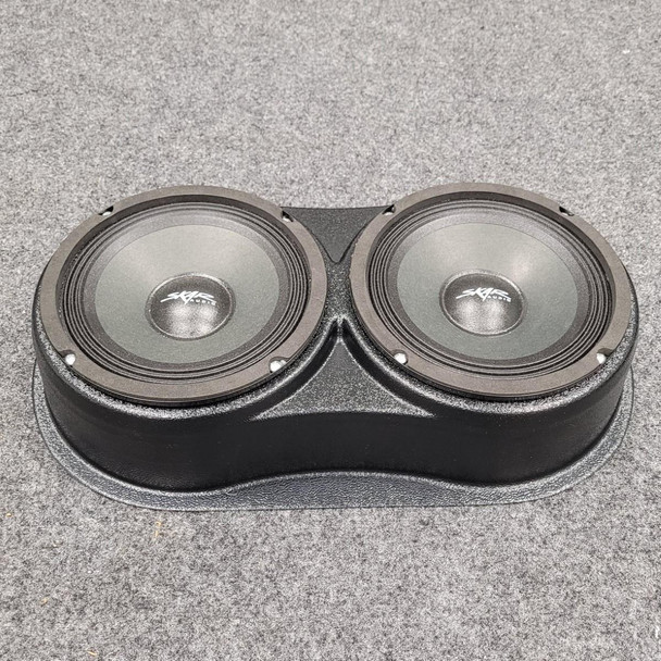 DOWN4SOUND PODS DOWN4SOUND Custom Speaker Pods Brand - Dual 6.5" Universal Flat Speaker Pods for any flat mounting location