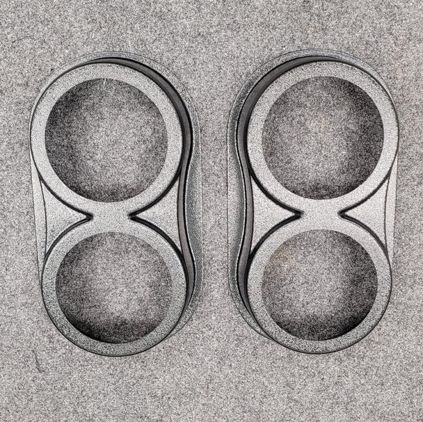 DOWN4SOUND PODS DOWN4SOUND Custom Speaker Pods Brand - Dual 6.5" Universal Flat Speaker Pods for any flat mounting location