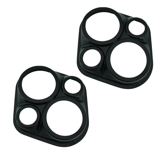 DOWN4SOUND PODS DOWN4SOUND Custom Speaker Pods Brand - Dual 6.5" and Dual 3.5" Universal Flat Speaker Pods for any flat mounting location