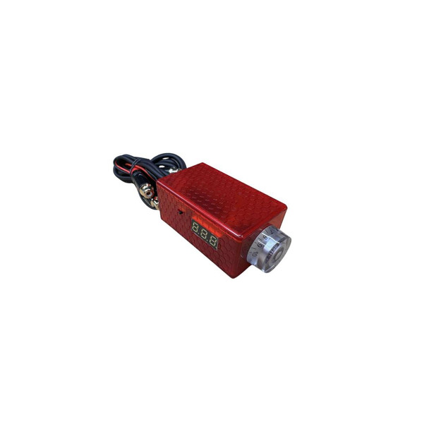 Down4Sound DOWN4SOUND - LED BASS KNOB WITH VOLT METER - RED