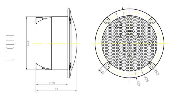  Crescendo Audio HDL-1 Supertweeter  - 4OHM 