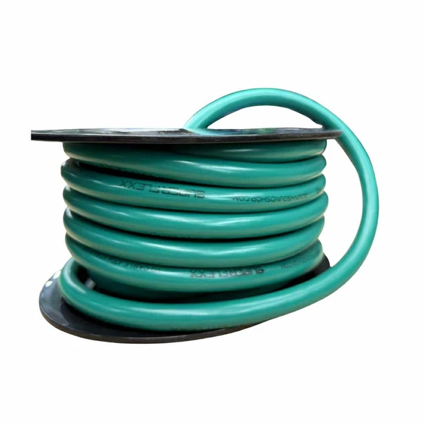 Down4Sound 1/0 Tinned OFC Wire (TEAL) - By the Foot