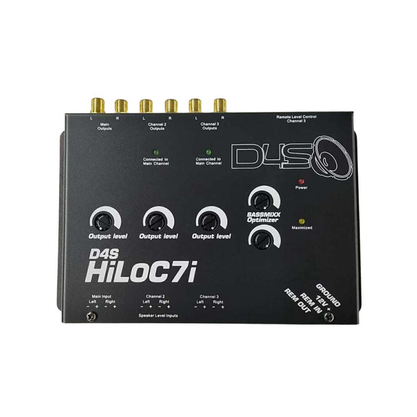  Down4Sound HiLoc7i – 7 Channel High-Level to RCA Line Output Converter 