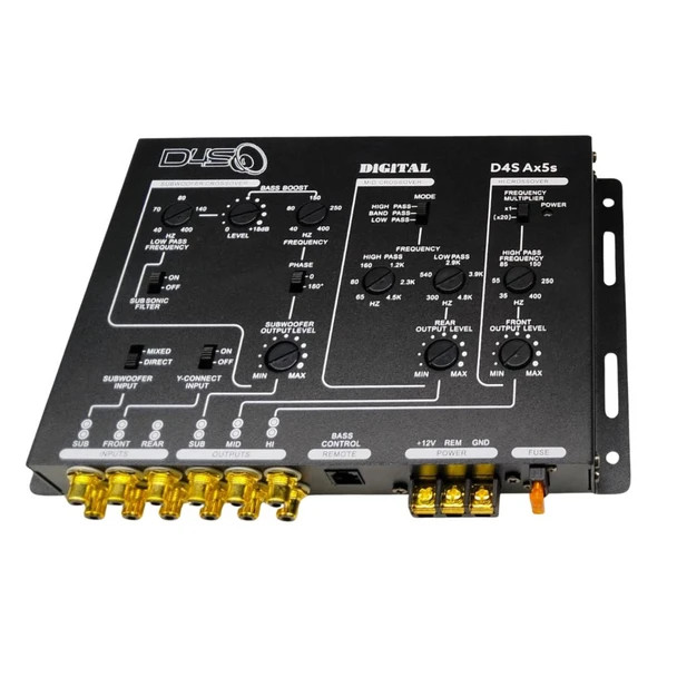 Down4Sound D4S-AX5S – 5-Way Analog Active Crossover