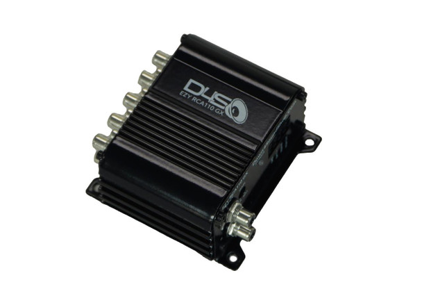 Down4Sound DOWN4SOUND - EZY RCA110GX - GLOSS BLACK – POWER RCA DISTRIBUTION WITH MASTER GAIN CONTROL 