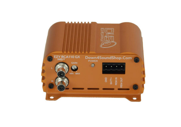 Down4Sound DOWN4SOUND - EZY RCA110GX - ORANGE - POWER RCA DISTRIBUTION WITH MASTER GAIN CONTROL 