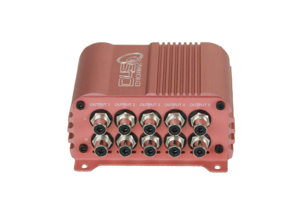 Down4Sound DOWN4SOUND - EZY RCA110GX - PINK - POWER RCA DISTRIBUTION WITH MASTER GAIN CONTROL