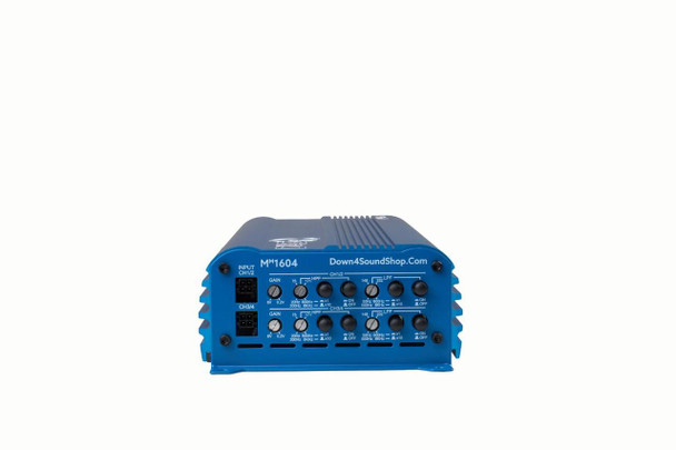 Down4Sound DOWN4SOUND MM1604 (MINI MAXX) - BLUE | 600W RMS MINI 4CH CAR AUDIO AMPLIFIER