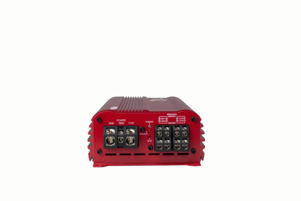 Down4Sound DOWN4SOUND MM1604 (MINI MAXX) - RED | 600W RMS MINI 4CH CAR AUDIO AMPLIFIER