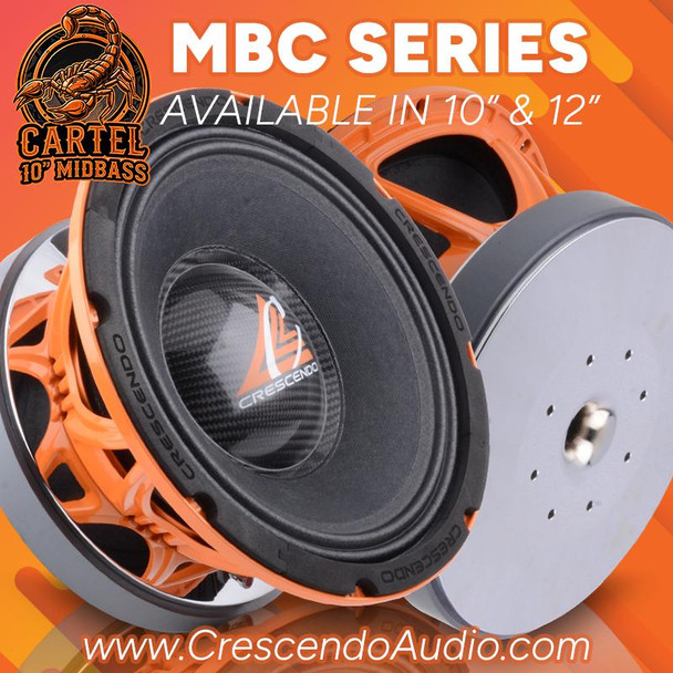 Crescendo Audio MBC 10" MidBass Cartel Woofer