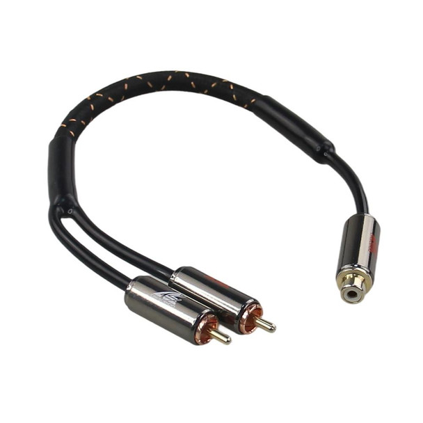 Crescendo Audio ChorusConnects Audiophile Grade 2channel RCA Y-Splitter 