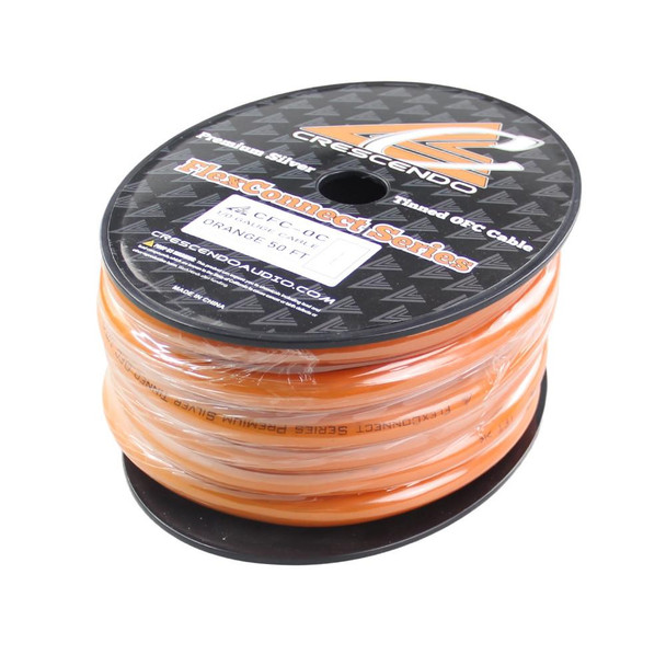 Crescendo Audio FlexConnect OFC 1/0 ORANGE (50FT Spool)
