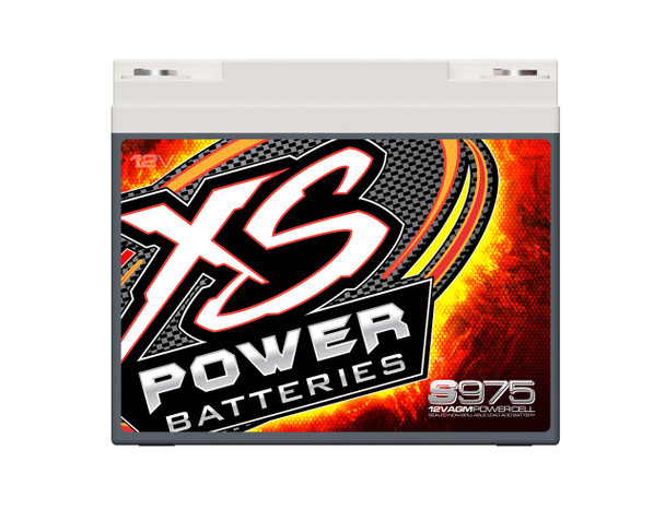 XS Power S975 - 12V AGM Starting Battery, Max Amps 2,100A CA 525A
