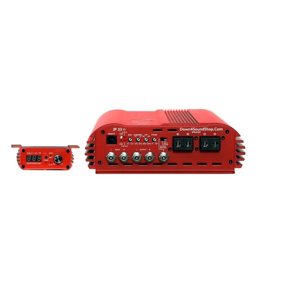 DOWN4SOUND | JP33 V2 RED | 3300W RMS AMPLIFIER