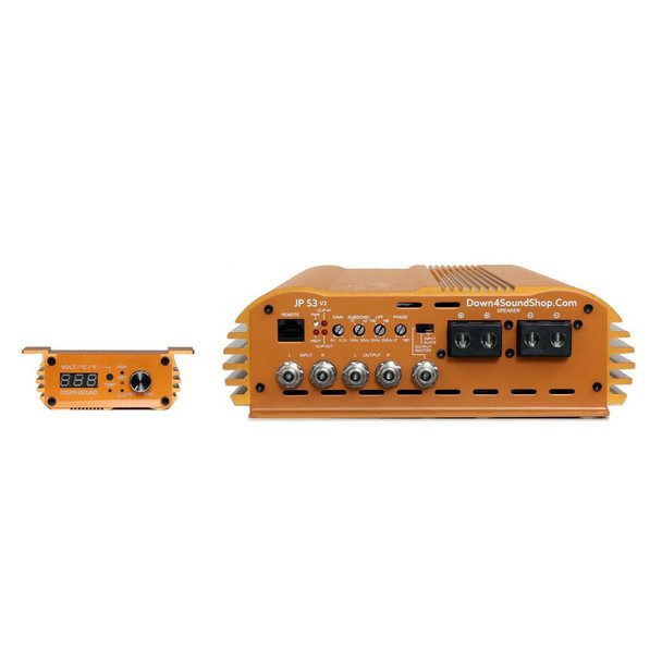  DOWN4SOUND | JP53 V2 ORANGE | 5300W RMS AMPLIFIER 