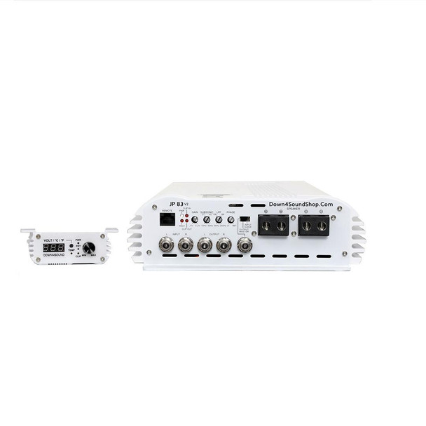  DOWN4SOUND | JP83 V2 WHITE GLOSS | 8300W RMS AMPLIFIER 