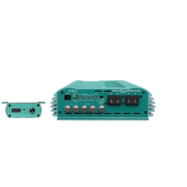  DOWN4SOUND | JP93 V2 TEAL | 9300W RMS AMPLIFIER 