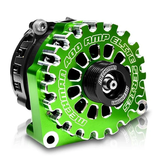 E Series 400-amp GREEN Billet GM truck 05-13