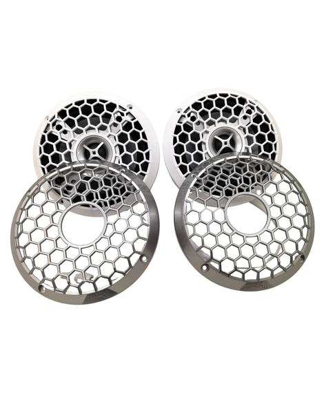 DOWN4SOUND | M3 MARINE 6.5 RGB | 6.5" MARINE COAXIAL SPEAKER SET | 175W RMS EACH | 8 OHM