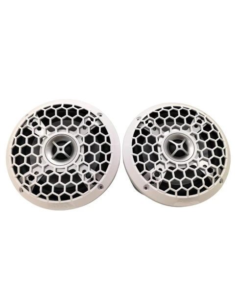  DOWN4SOUND | M3 MARINE 6.5 WITH RGB LIGHTING | 6.5" MARINE COAXIAL SPEAKER SET | 175W RMS EACH | 8 OHM 