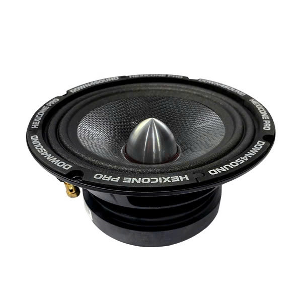 DOWN4SOUND | HEXICONE XMR 65 | 6.5" CARBON FIBER PRO AUDIO SPEAKER | 200W RMS | 4 OHM