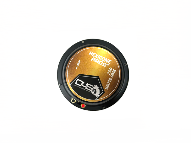 DOWN4SOUND | HEXICONE XMR 65 | 6.5" CARBON FIBER PRO AUDIO SPEAKER | 200W RMS | 4 OHM