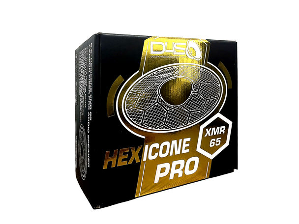 DOWN4SOUND | HEXICONE XMR 65 | 6.5" CARBON FIBER PRO AUDIO SPEAKER | 200W RMS | 4 OHM