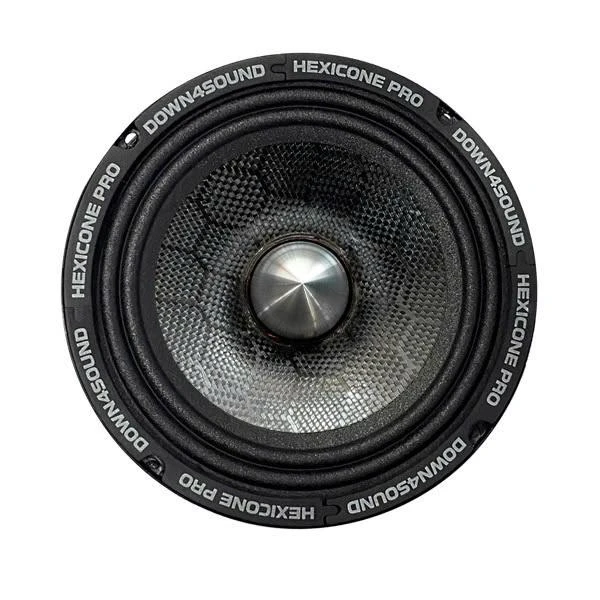  DOWN4SOUND | HEXICONE XMR 65 | 6.5" CARBON FIBER PRO AUDIO SPEAKER | 200W RMS | 4 OHM 