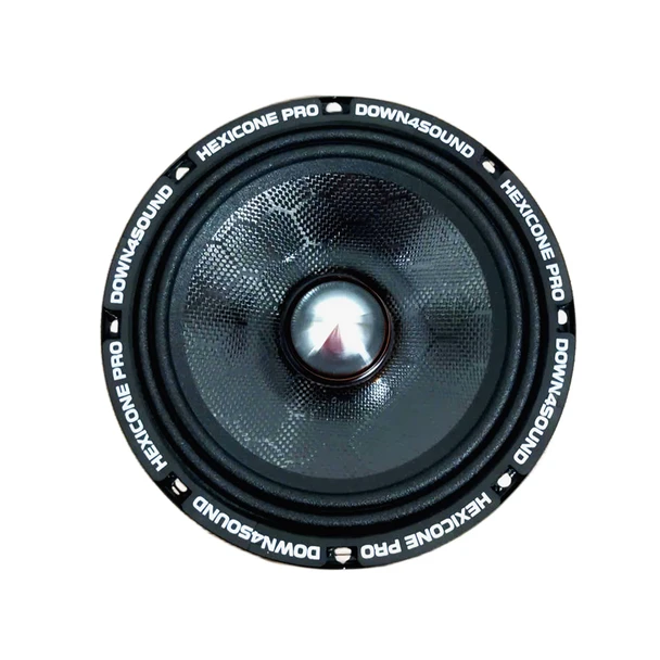 DOWN4SOUND | HEXICONE XMR 80 | 8" CARBON FIBER PRO AUDIO SPEAKER | 300W RMS | 8 OHM