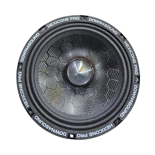 DOWN4SOUND | HEXICONE XMR 80 | 8" CARBON FIBER PRO AUDIO SPEAKER | 300W RMS | 8 OHM